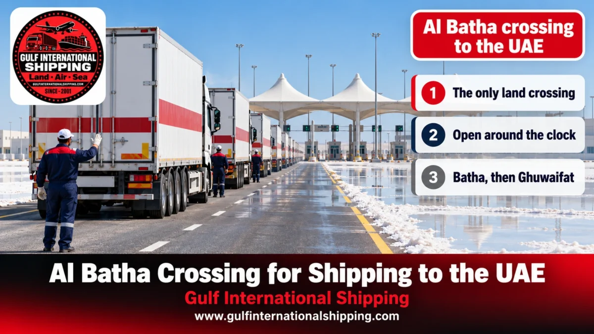 Al Batha crossing to the UAE