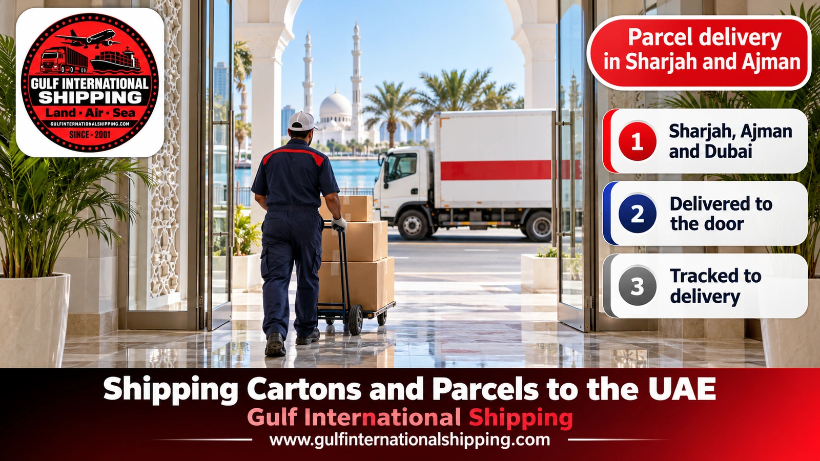 Parcel delivery in Sharjah and Ajman