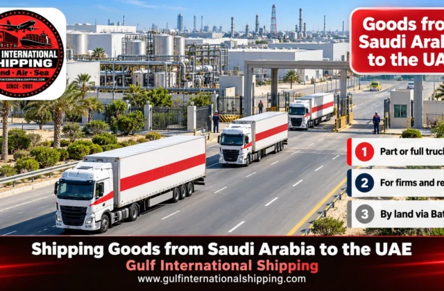Goods Shipping from Saudi Arabia to the UAE Freight & Car Shipping