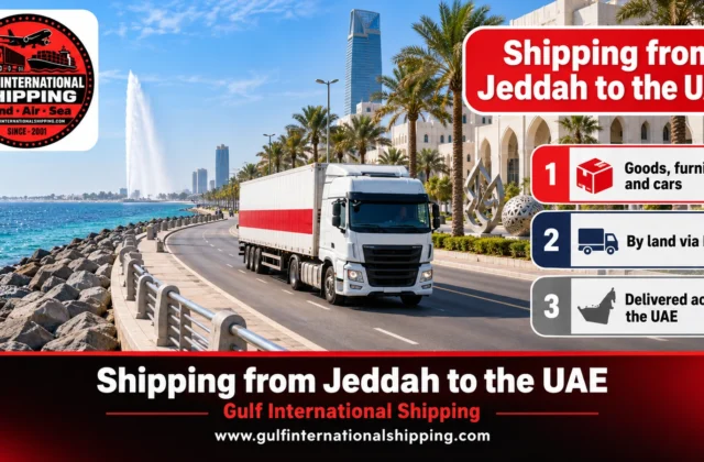 Shipping from Jeddah to the UAE Cargo, Air & Car Shipping