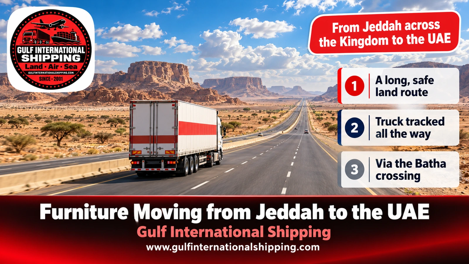 From Jeddah across the Kingdom to the UAE
