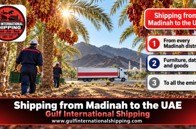 Shipping from Madinah to UAE Dates, Parcels & Car Shipping