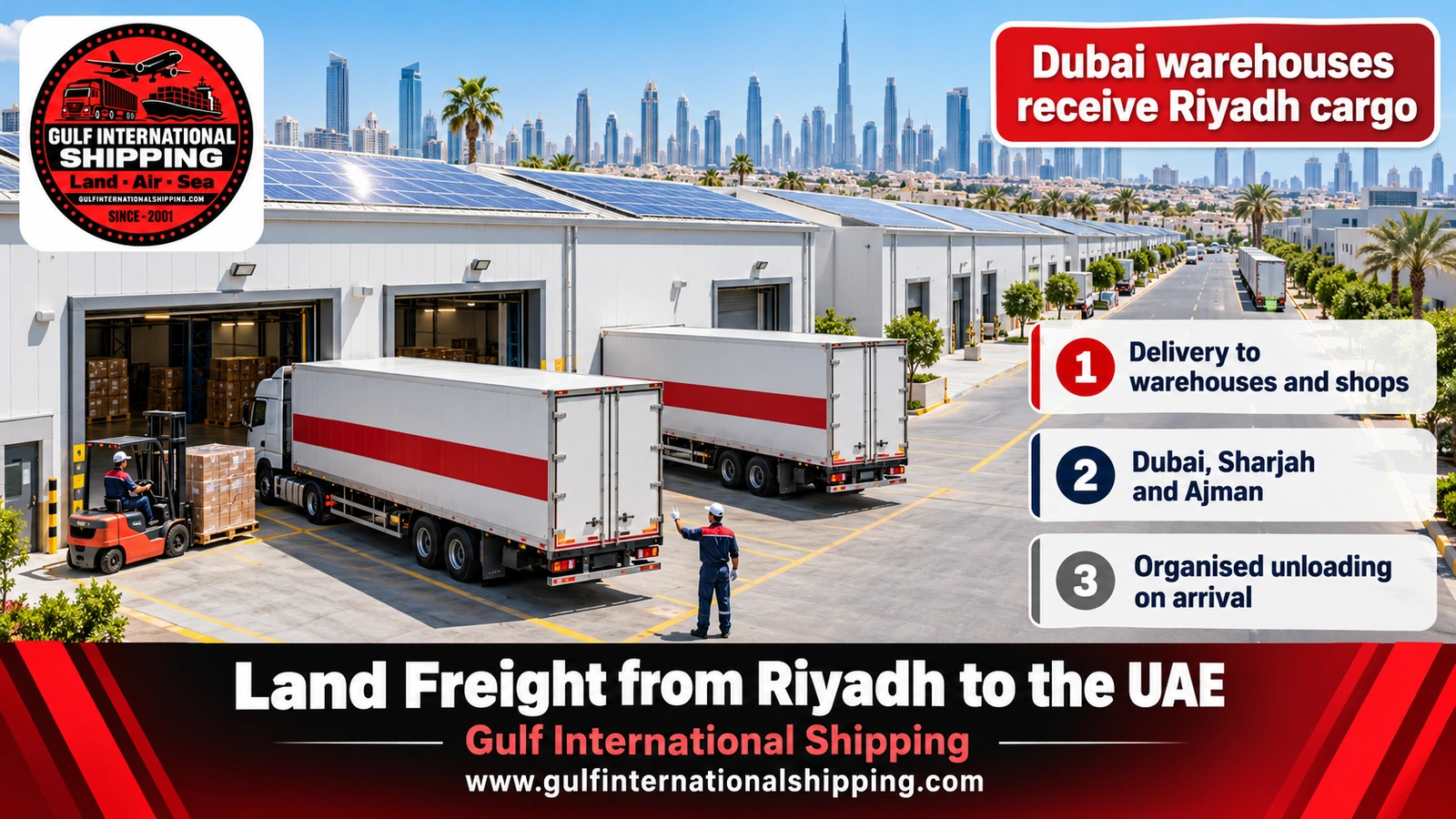 Dubai warehouses receive Riyadh cargo