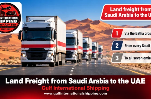 Land Freight from Saudi Arabia to the UAE Trucks & Car Shipping