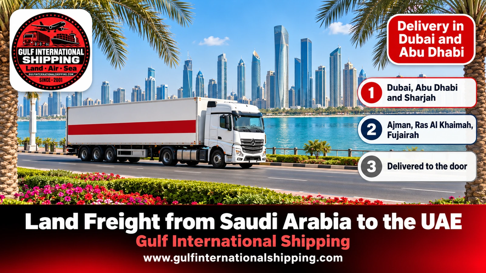 Delivery in Dubai and Abu Dhabi