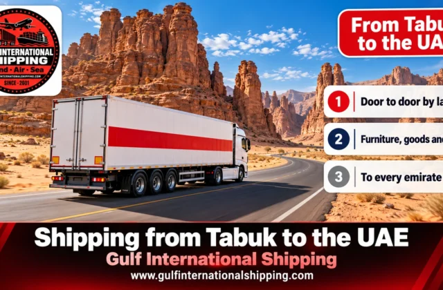 Shipping from Tabuk to UAE Road Freight & Car Shipping