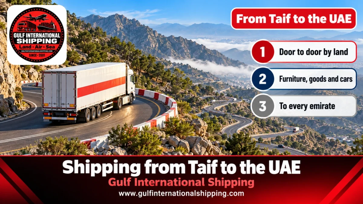Shipping from Taif to the UAE