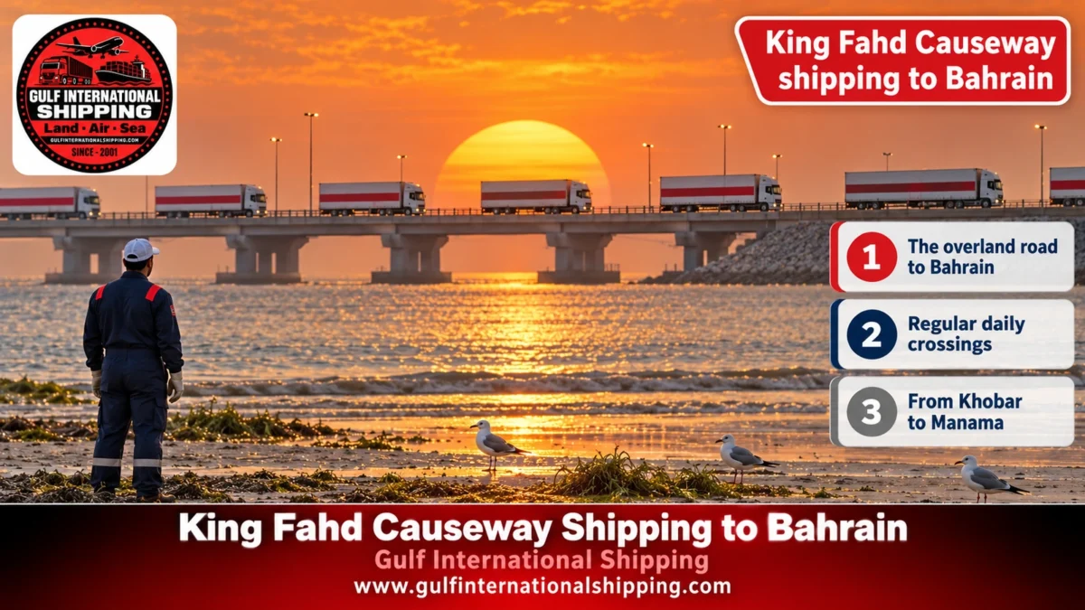 King Fahd Causeway shipping to Bahrain