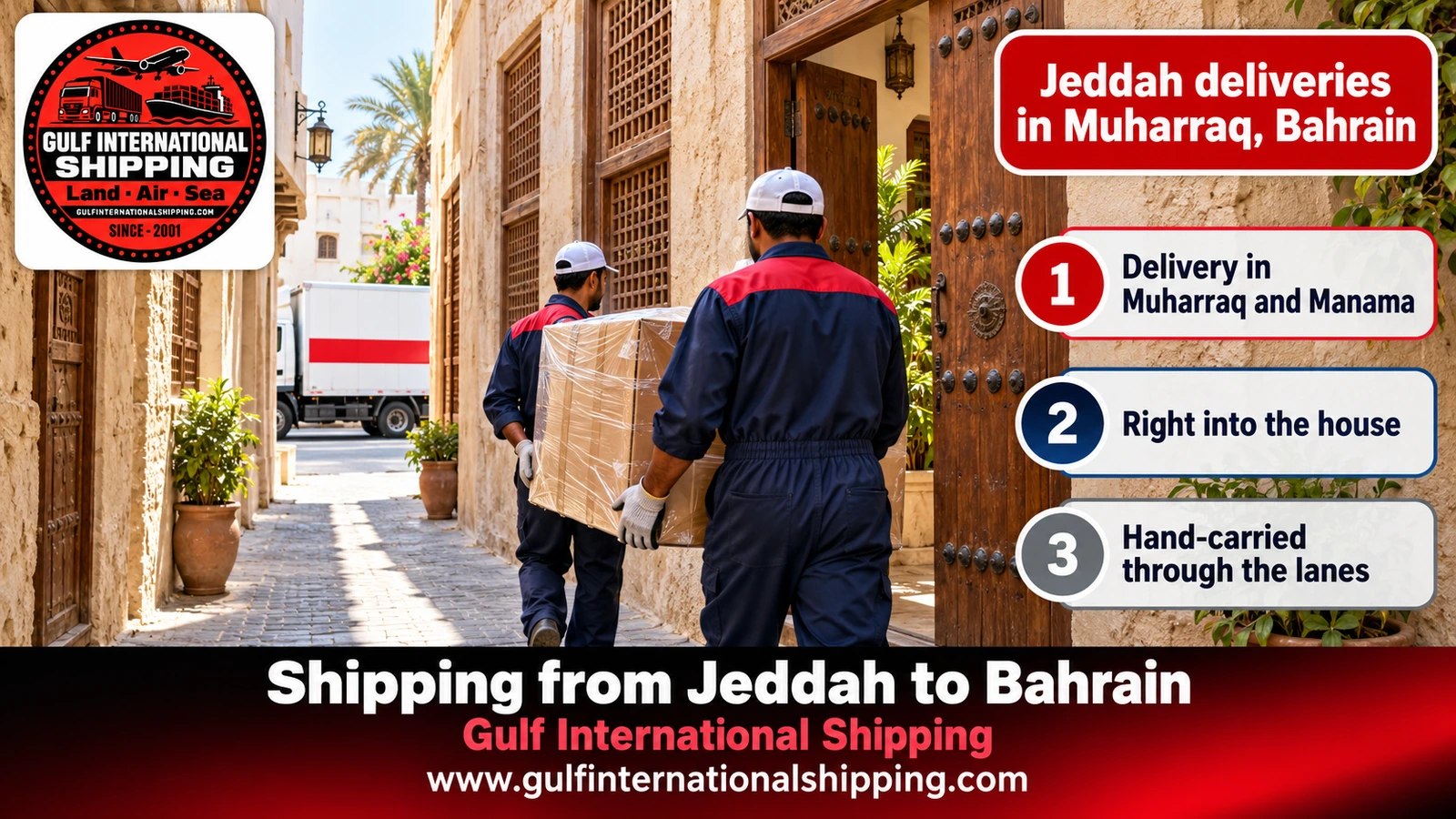 Jeddah deliveries in Muharraq, Bahrain