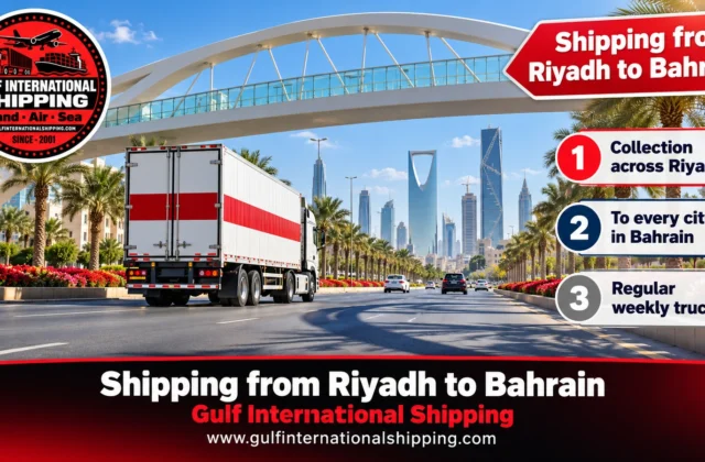 Shipping Company from Riyadh to Bahrain Causeway Trucking & Cars