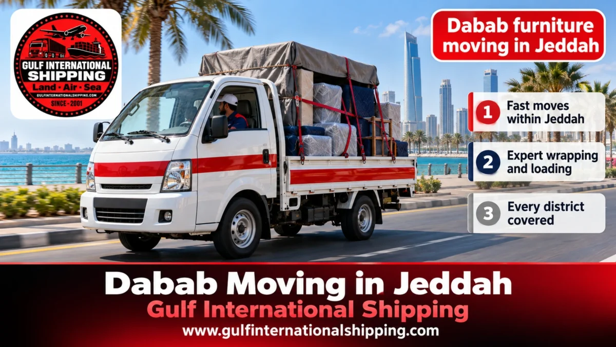 Dabab furniture moving in Jeddah