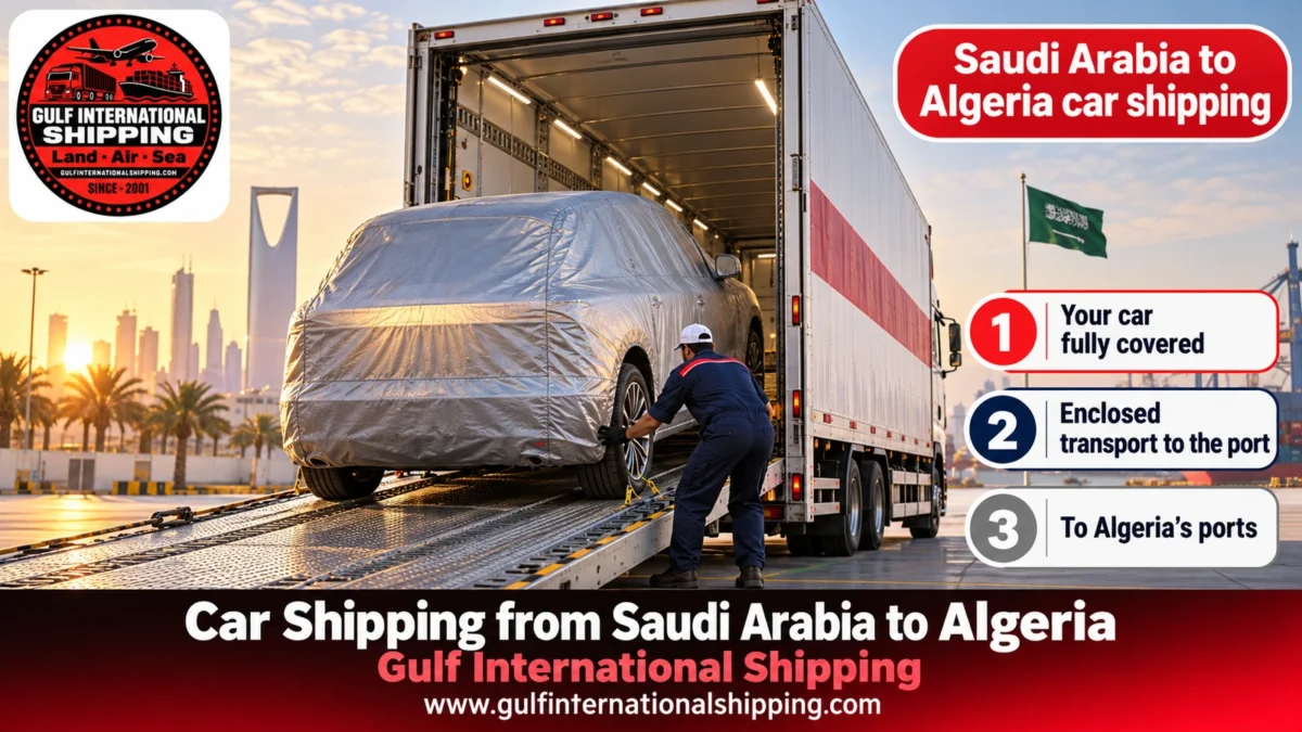 Saudi Arabia to Algeria car shipping