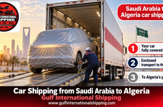 Car Shipping from Saudi Arabia to Algeria Closed Container Shipping
