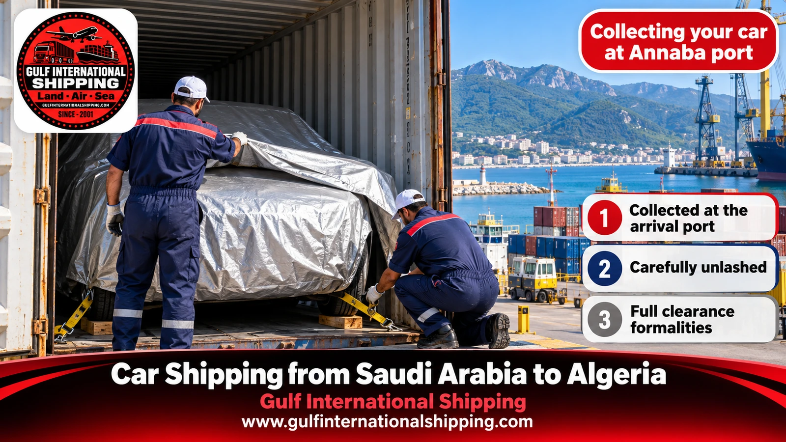 Collecting your car at Annaba port