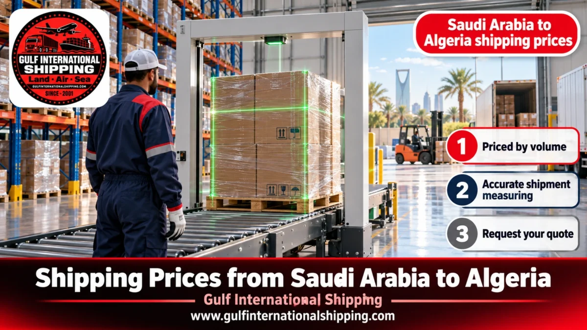 Saudi Arabia to Algeria shipping prices