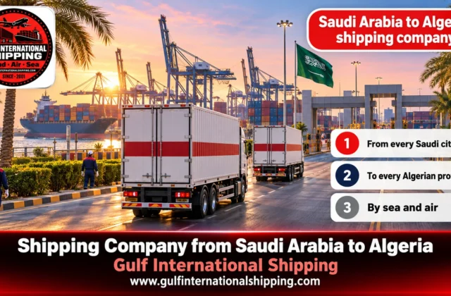 Shipping Company from Saudi Arabia to Algeria Containers & Cars