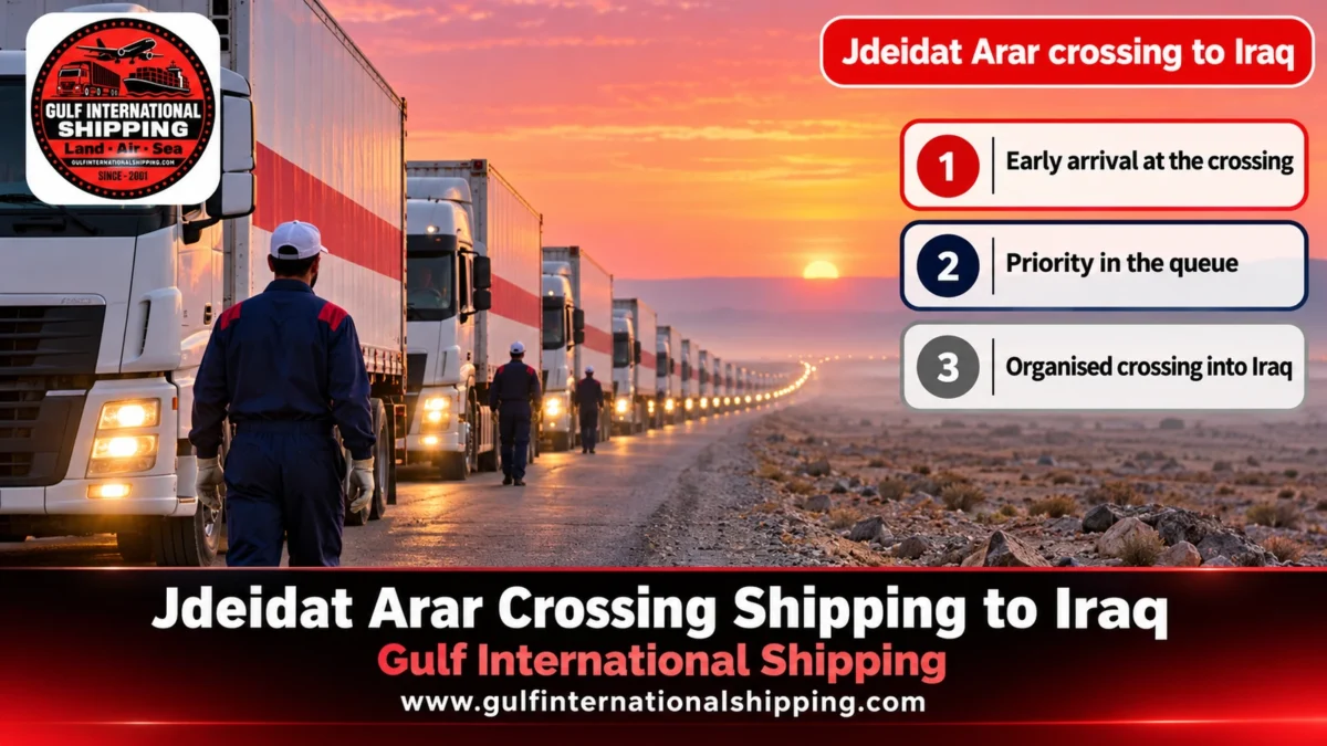 Jdeidat Arar crossing to Iraq