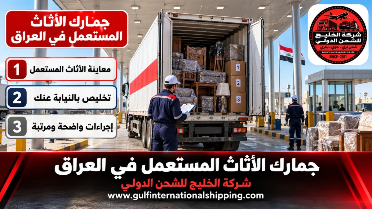 جمارك الأثاث المستعمل في العراق