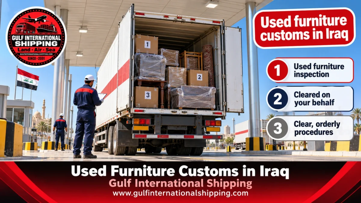 Used furniture customs in Iraq