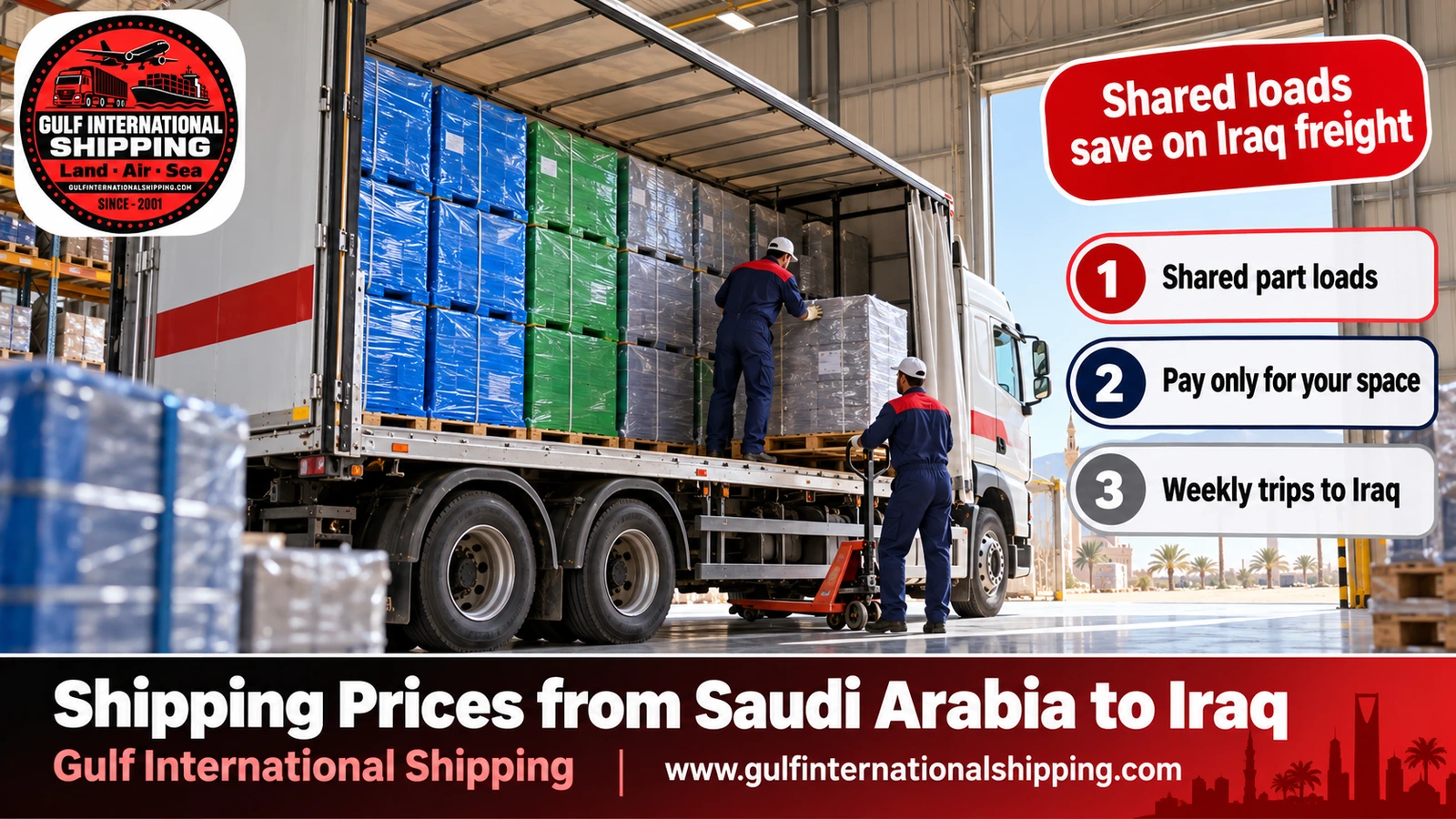 Shared loads save on Iraq freight