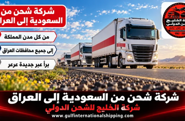 شحن بري من السعودية إلى العراق نقل أمتعة عبر عرعر وشحن سيارات