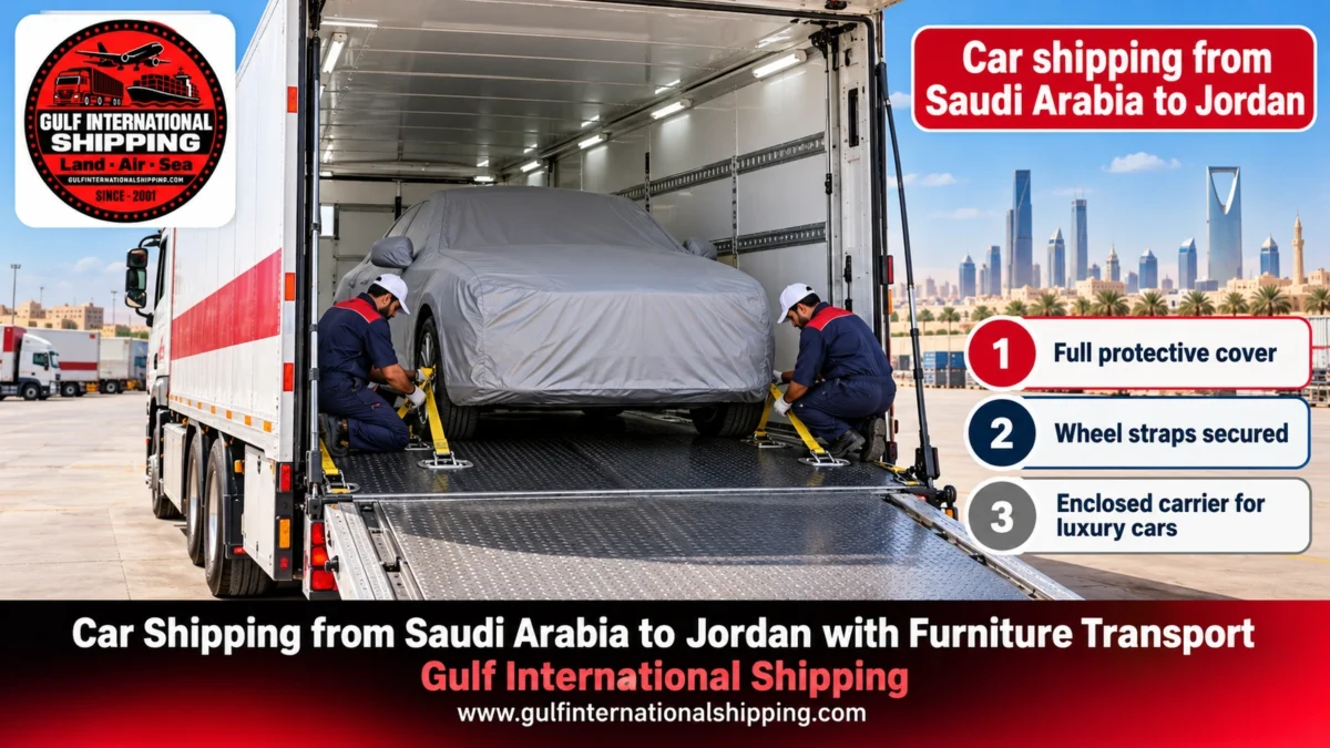 Car shipping from Saudi Arabia to Jordan