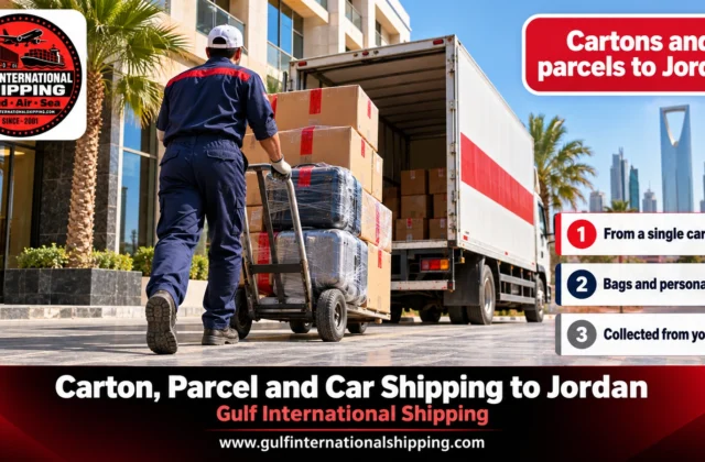 Carton and Parcel Shipping to Jordan Personal Effects & Car Shipping