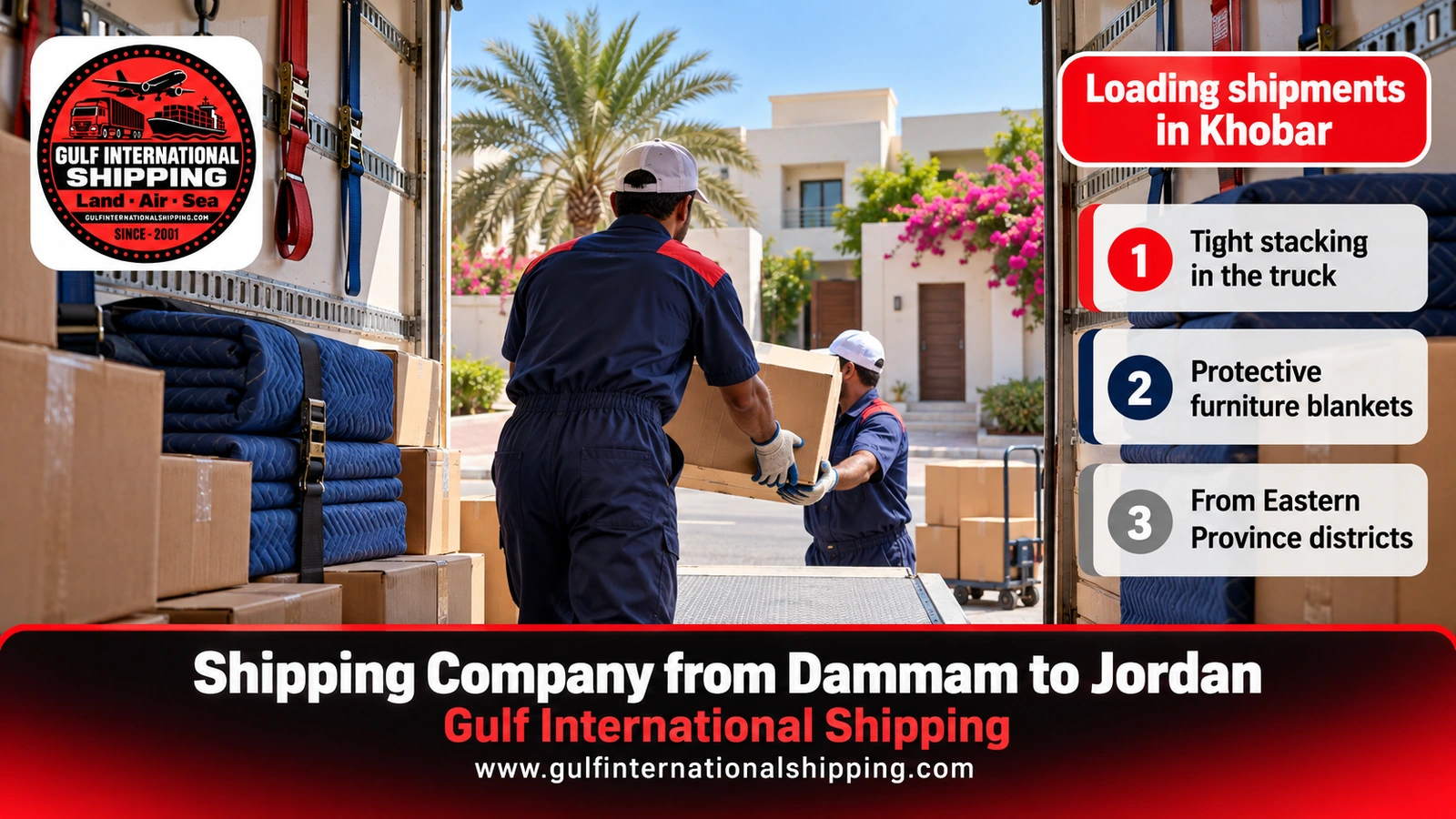 Loading shipments in Khobar