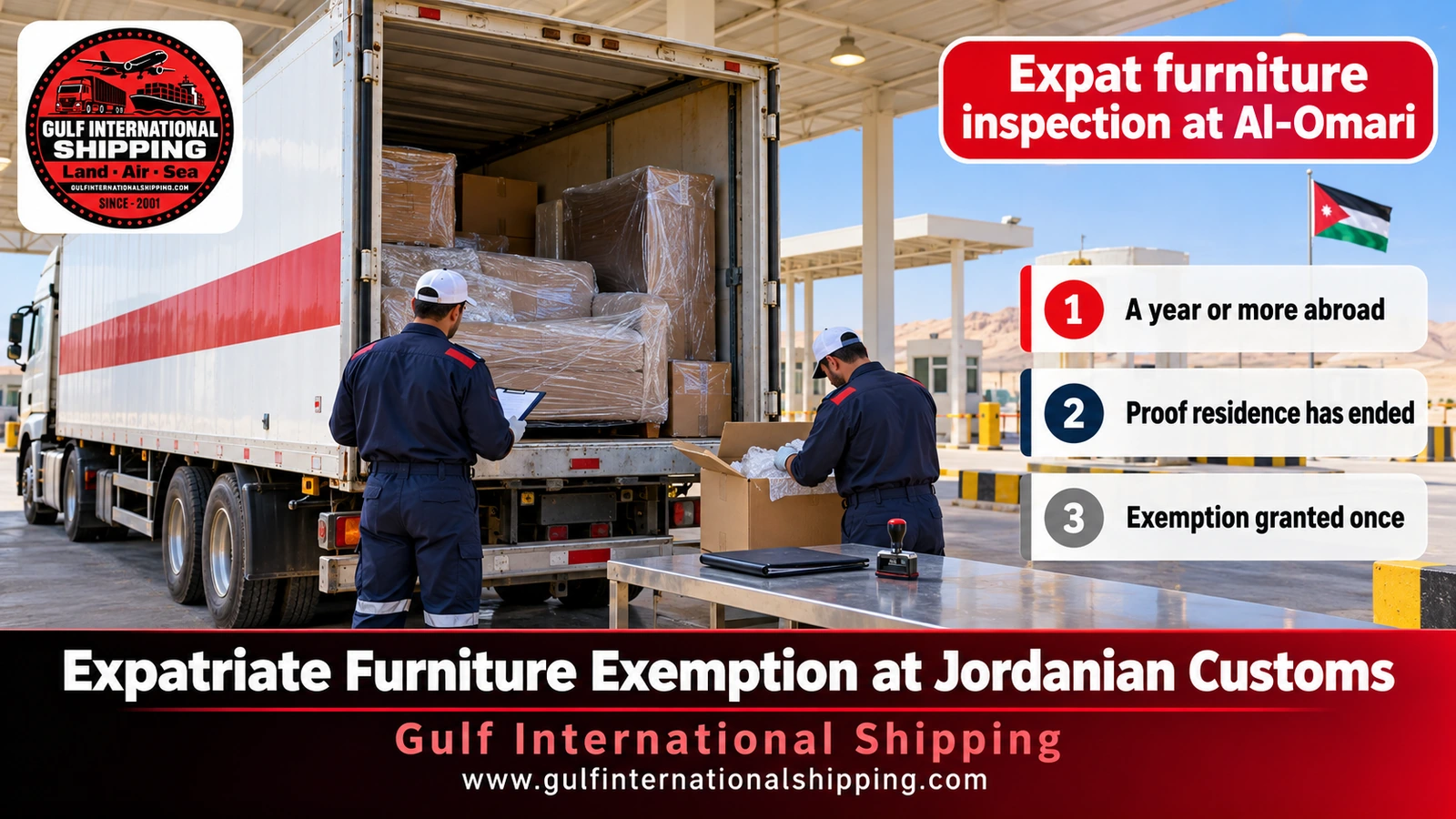Expat furniture inspection at Al-Omari