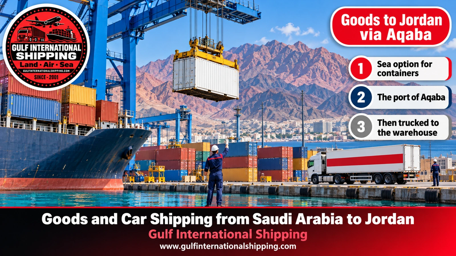 Goods to Jordan via Aqaba