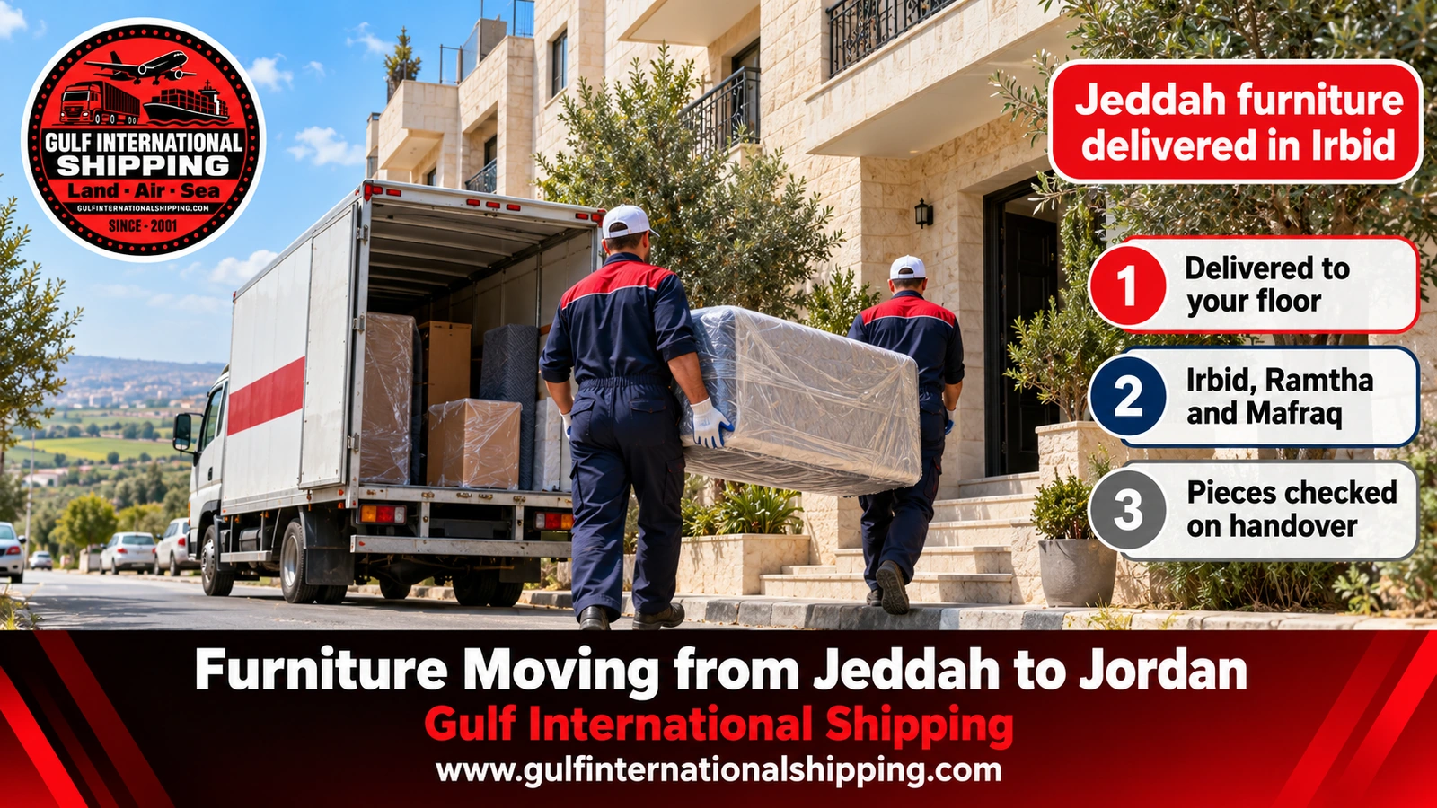 Jeddah furniture delivered in Irbid