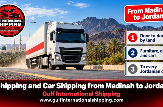 Shipping from Madinah to Jordan Household Moving & Car Shipping