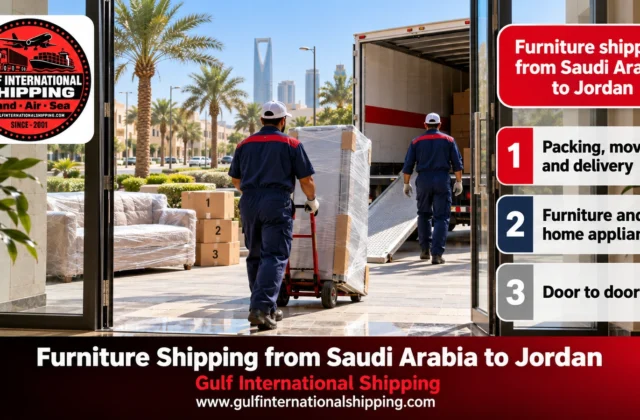 Furniture Shipping from Saudi Arabia to Jordan Moving & Car Shipping