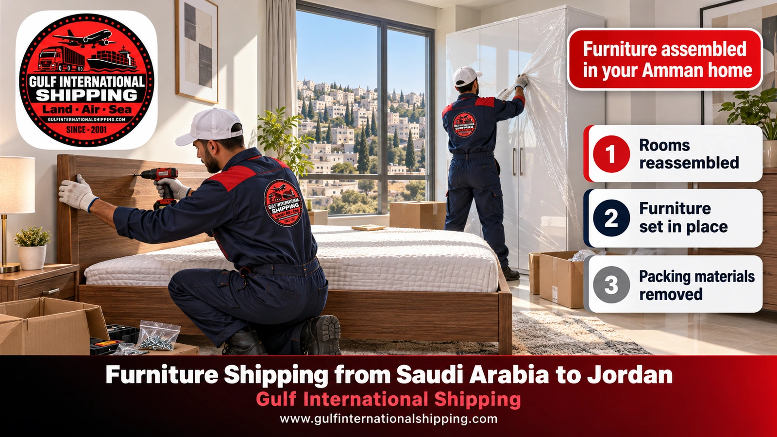 Furniture assembled in your Amman home