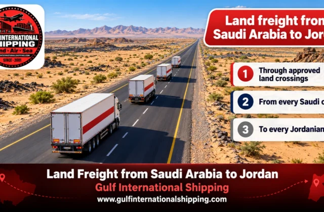 Land Freight from Saudi Arabia to Jordan Cargo Trucks & Car Shipping