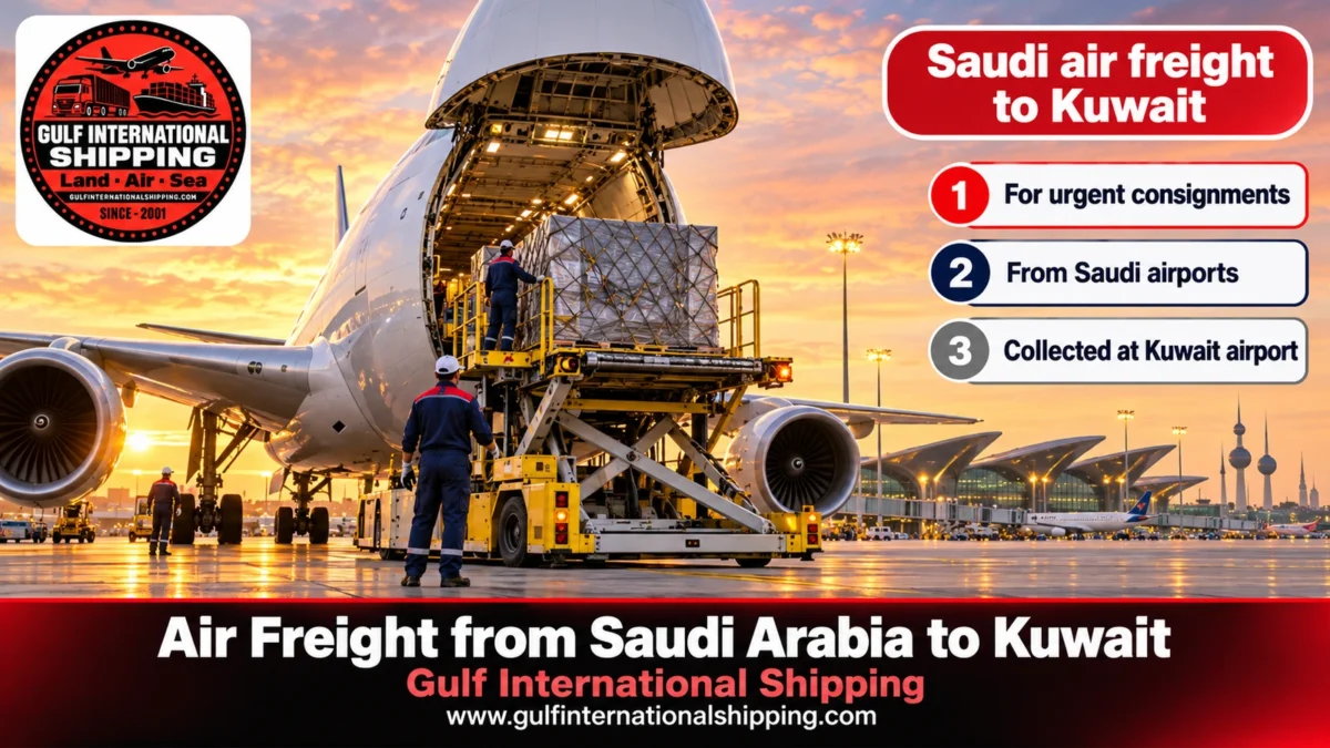 Saudi air freight to Kuwait