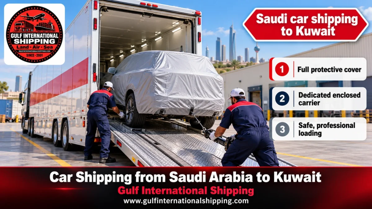 Saudi car shipping to Kuwait
