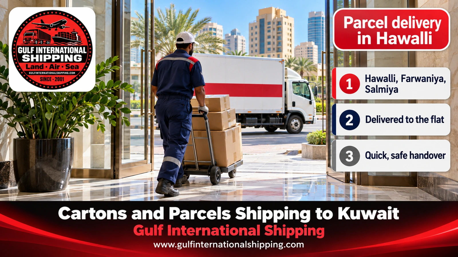 Parcel delivery in Hawalli