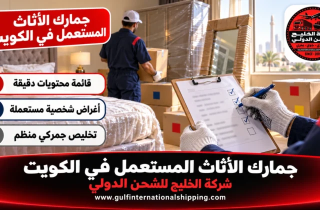 جمارك الأثاث المستعمل في الكويت تخليص أثاث العائلات وشحن سيارات