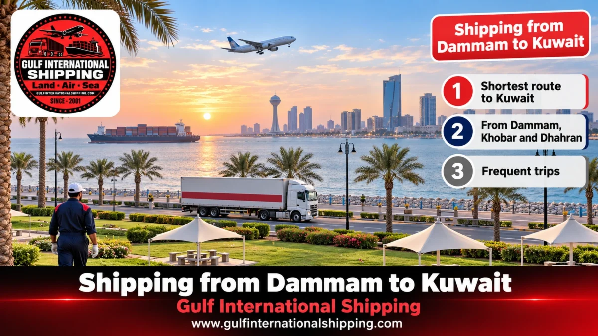 Shipping from Dammam to Kuwait