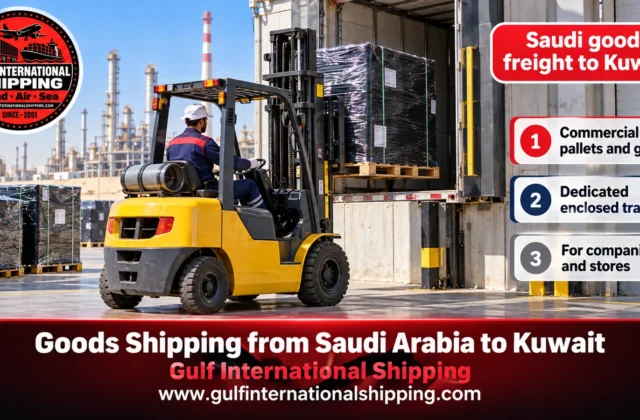 Goods Shipping from Saudi Arabia to Kuwait Freight & Car Shipping