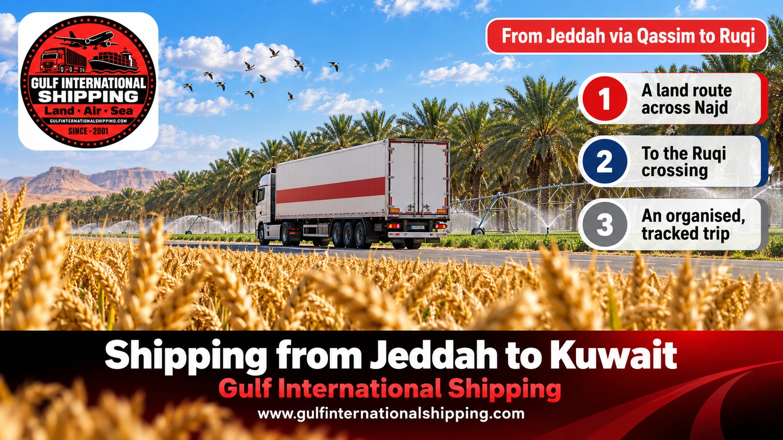 From Jeddah via Qassim to Ruqi