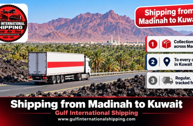 Shipping Company from Madinah to Kuwait Overland Delivery & Car Shipping