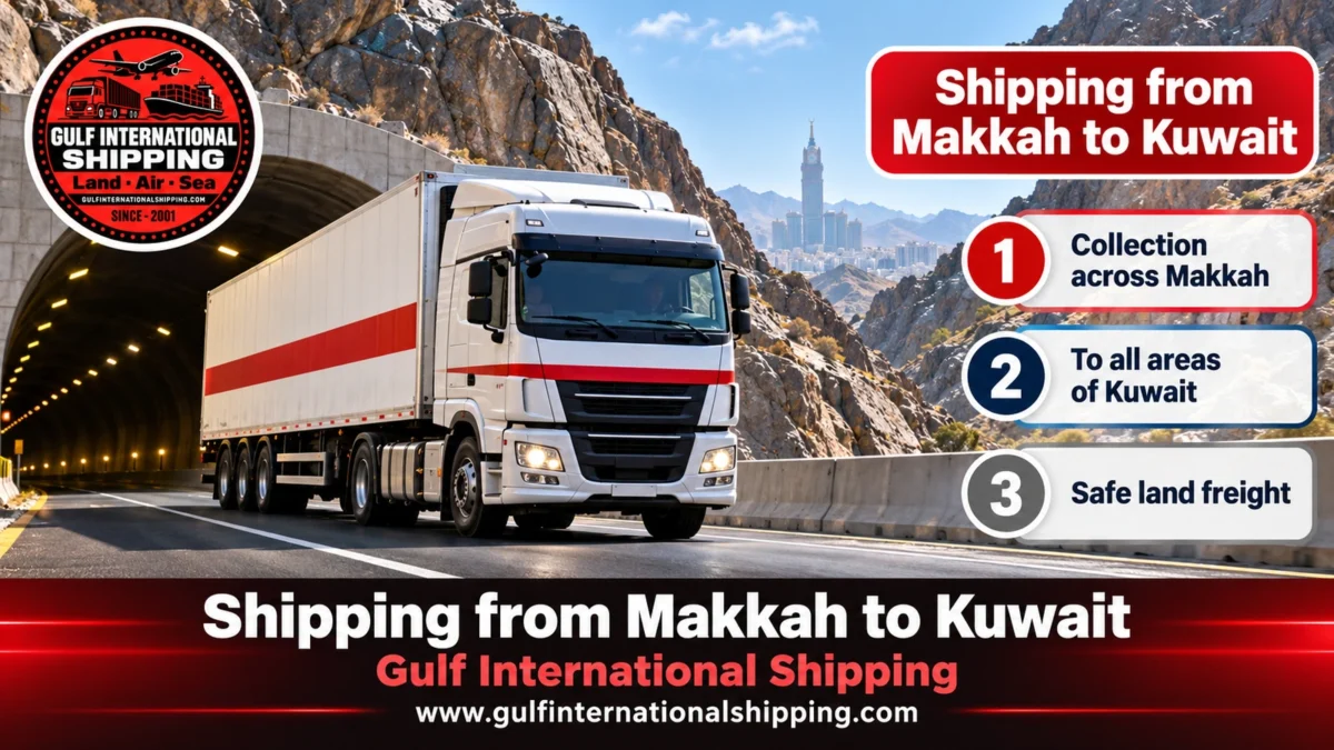 Shipping from Makkah to Kuwait