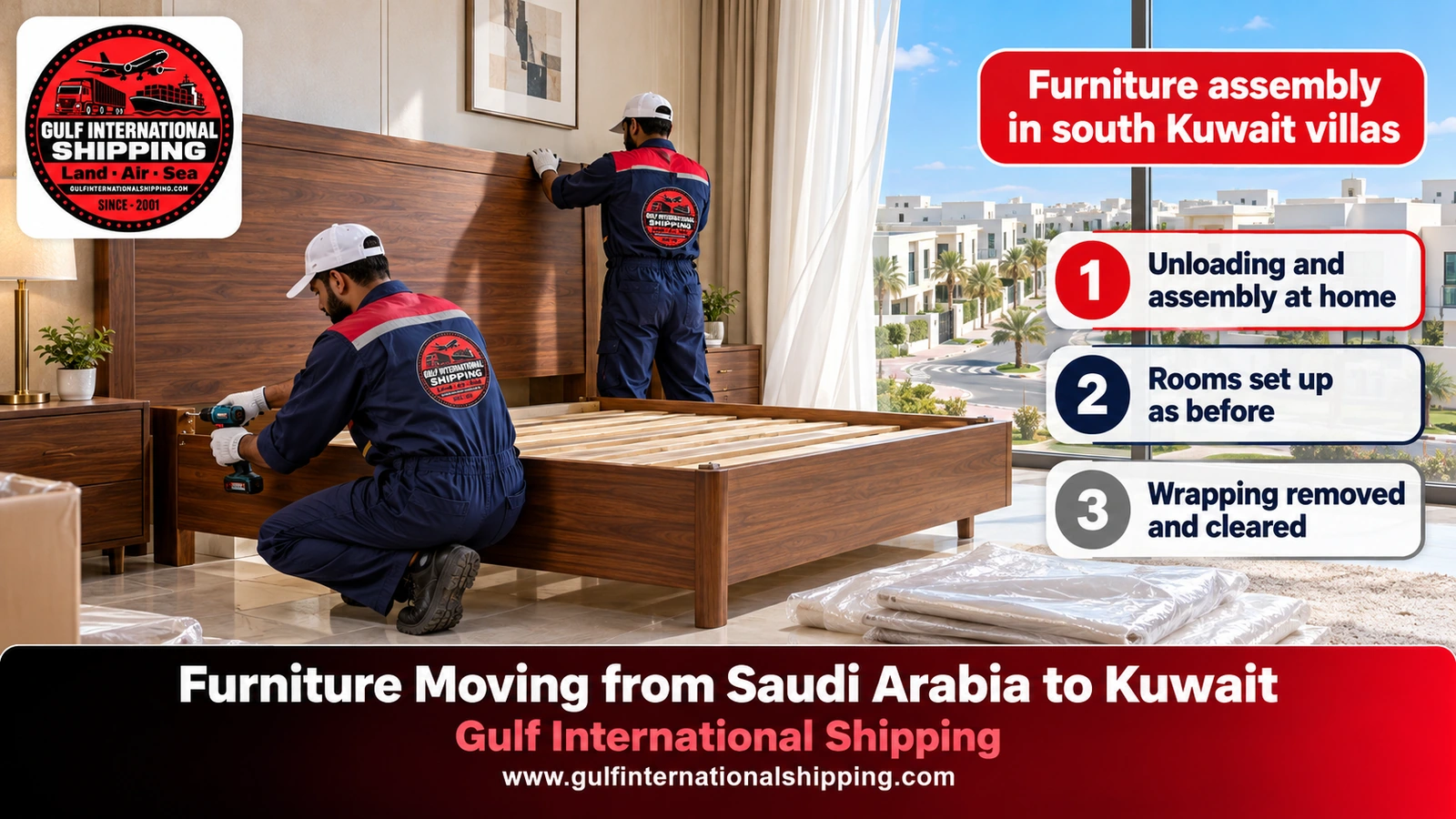 Furniture assembly in south Kuwait villas