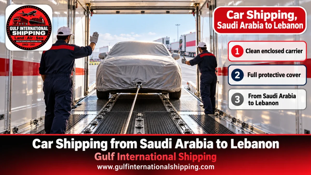 Car Shipping, Saudi Arabia to Lebanon
