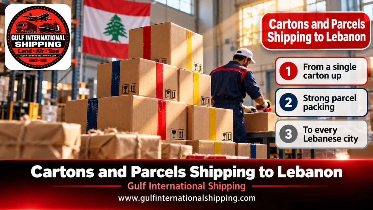 Cartons and Parcels Shipping to Lebanon