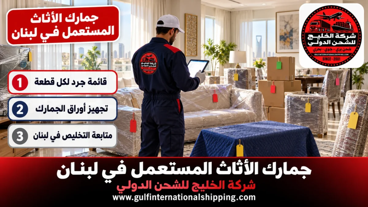 جمارك الأثاث المستعمل في لبنان
