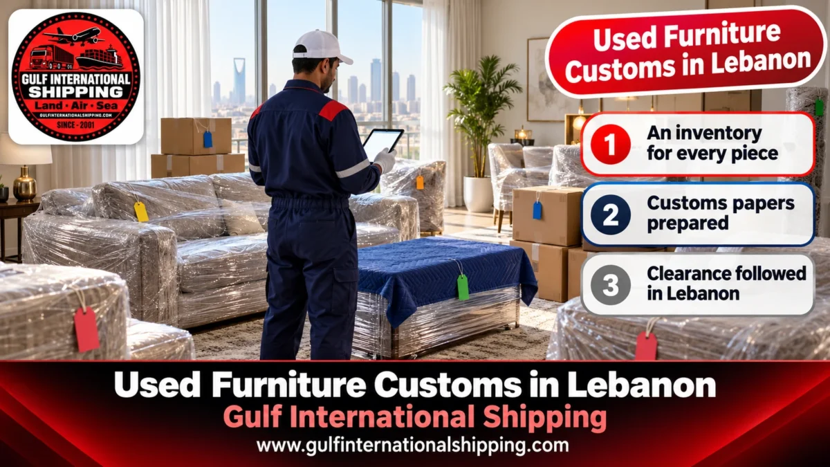 Used Furniture Customs in Lebanon