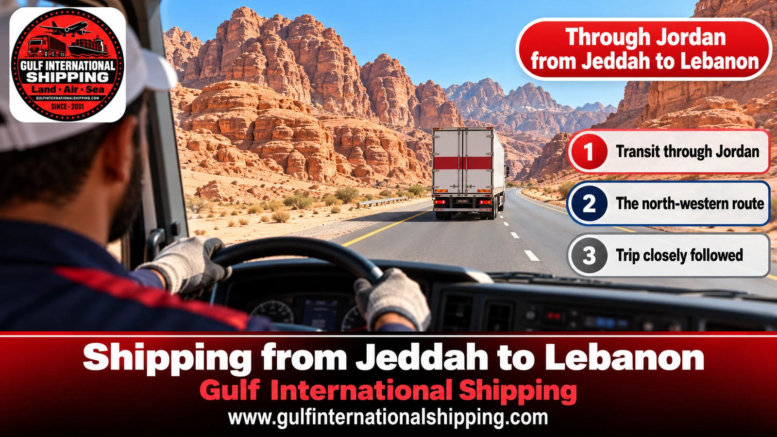 Through Jordan from Jeddah to Lebanon